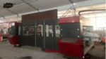 Bottom folder gluing with automatic flexo printing slotting die-cutting and auto bundling machine